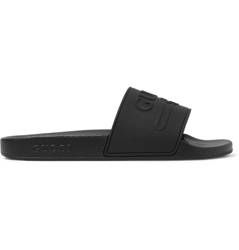 gucci slides men black