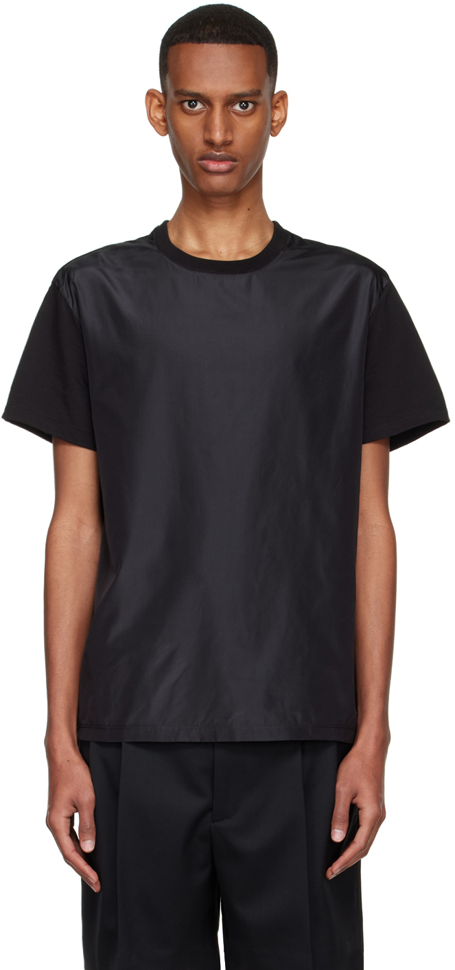 Valentino Black Cotton T-Shirt Valentino