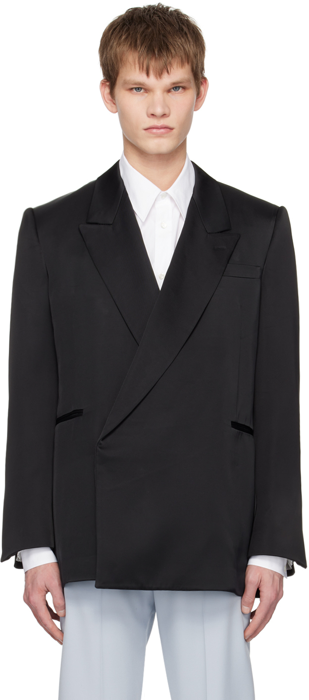 Alexander McQueen Black Double-Breasted Blazer Alexander McQueen