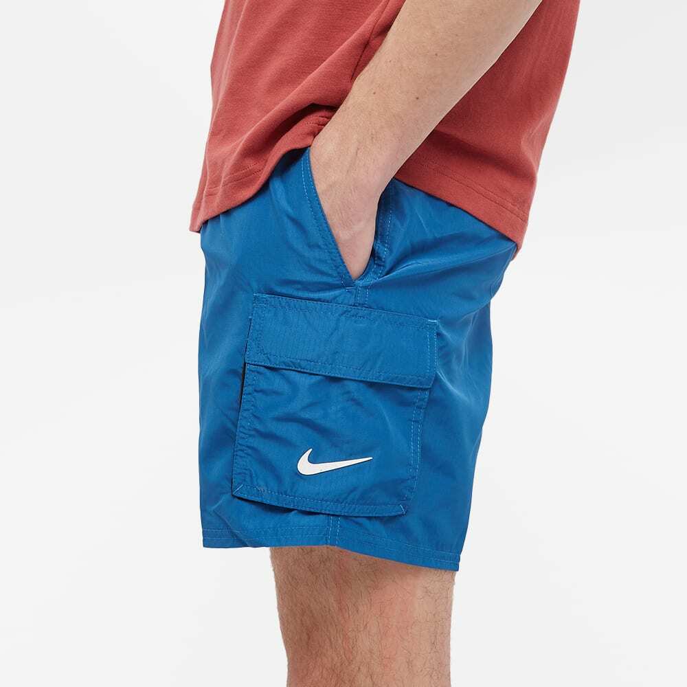 Nike Swim Men's Belted 5 Volley Short in Marina Blue Nike Swim