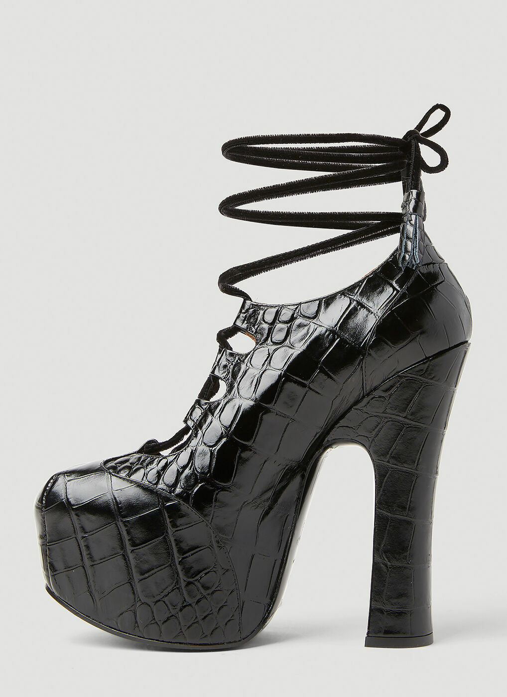 Vivienne Westwood - Elevated Ghillie Platform Shoes in Black Vivienne ...