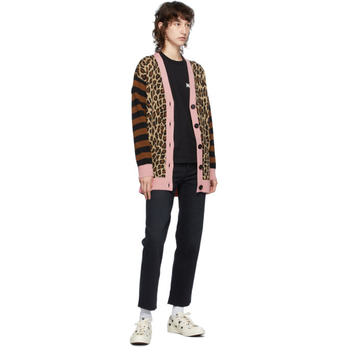 msgm leopard cardigan