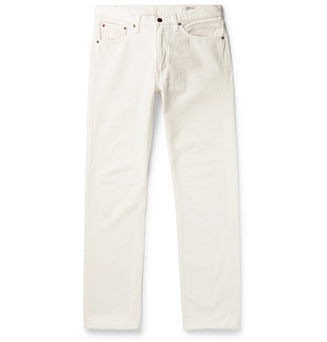 OrSlow - 107 Slim-Fit Denim Jeans - White orSlow