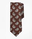 Brooks Brothers Men's Wool Pine Print Tie | Brown