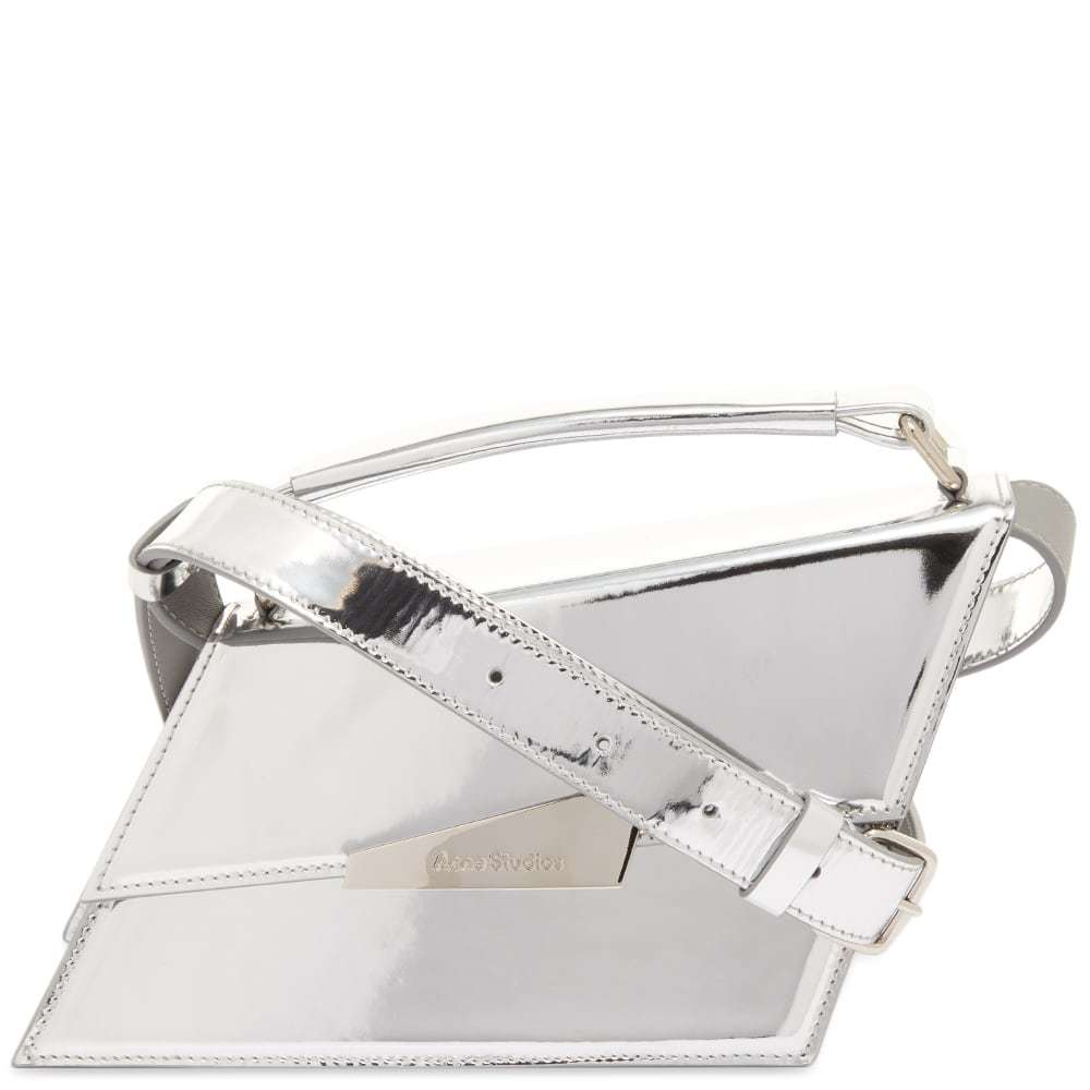 acne studios arvid plaque face tote bolsa