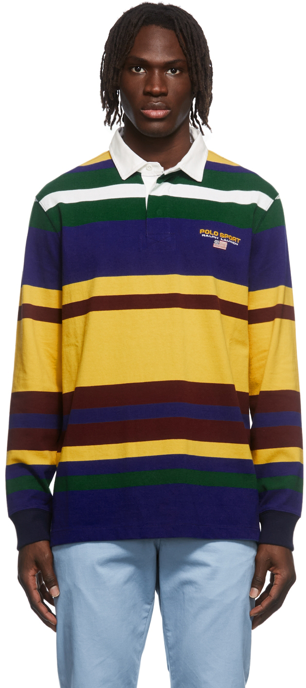 Photo: Polo Ralph Lauren Multicolor Striped Rugby Polo