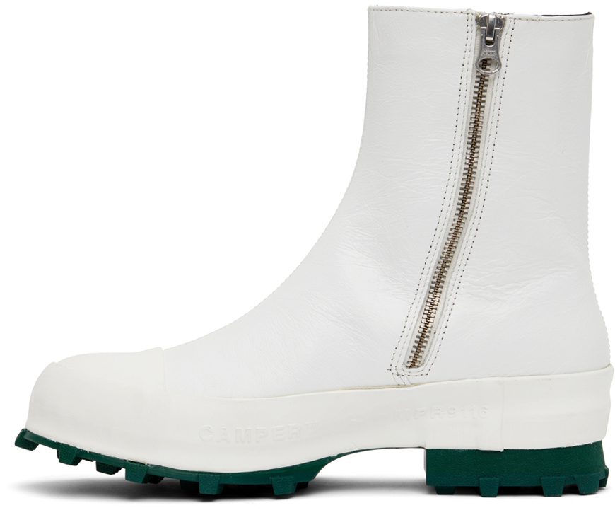 CamperLab White Traktori Boots CamperLab