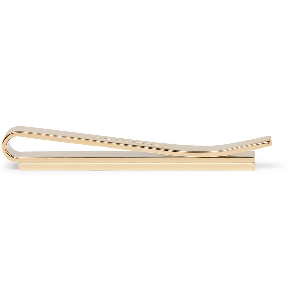 Burberry - Gold-Tone Tie Clip - Men - Gold Burberry