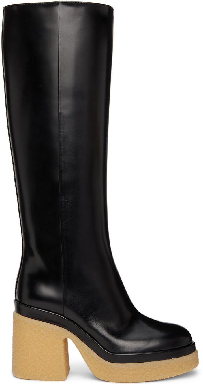 Chloé Black Kurtys Tall Boots