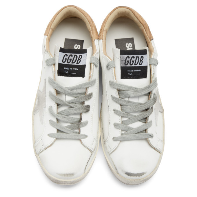 Golden Goose White Lizard Superstar Sneakers Golden Goose Deluxe Brand