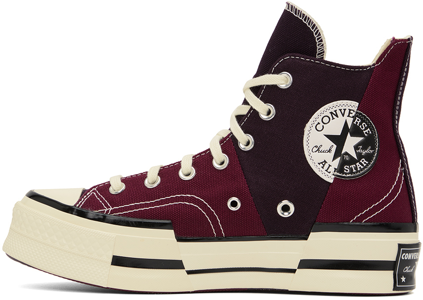 Converse Burgundy High Top Sneakers main image 1