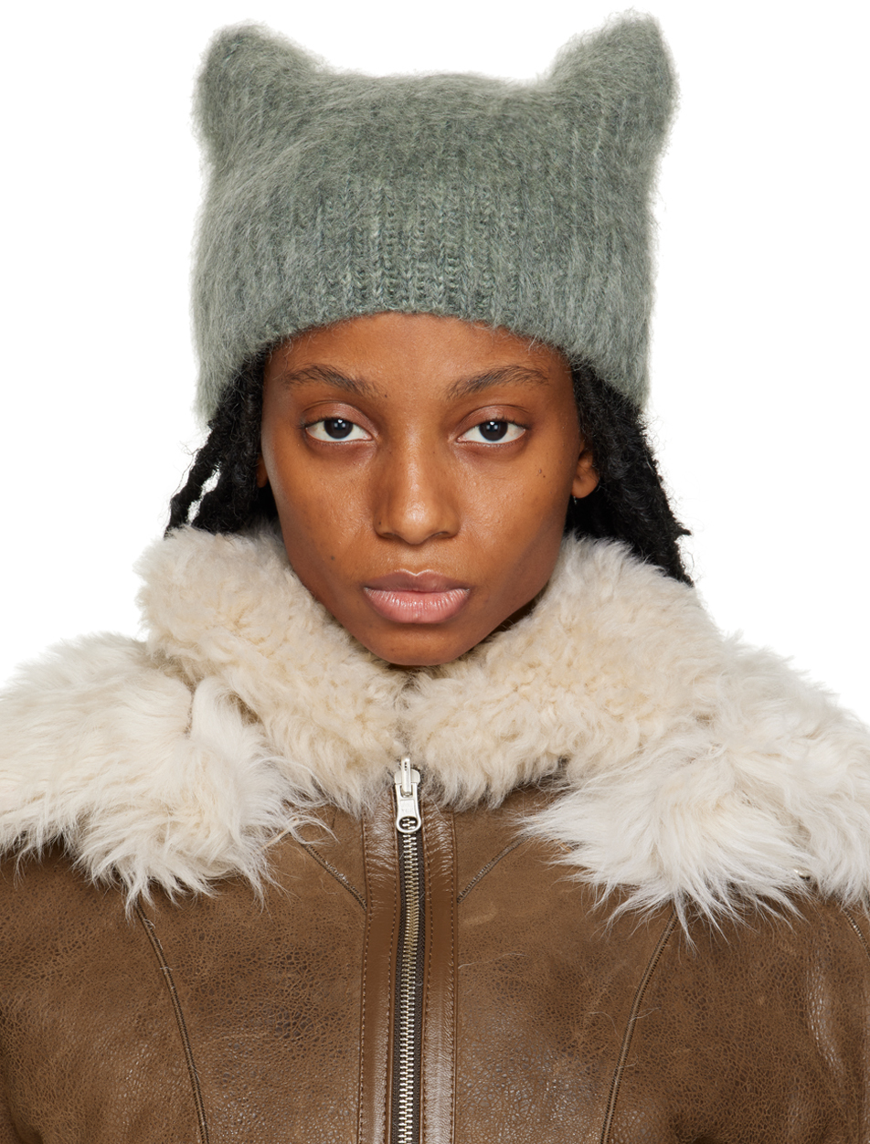 KNWLS Green Precious Beanie KNWLS