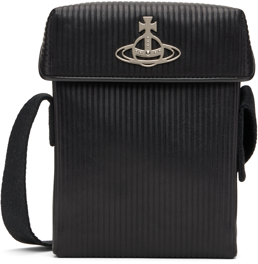 Vivienne Westwood Black Crossbody Messenger Bag Vivienne Westwood
