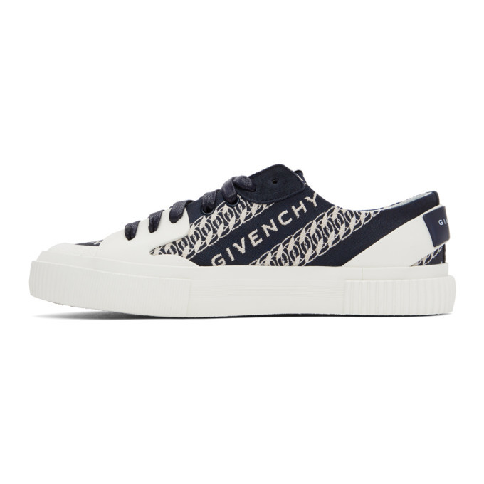 givenchy chain tennis light low sneakers in canvas