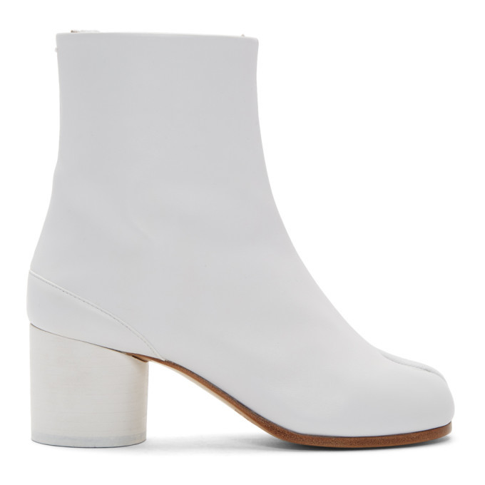 white tabi boots