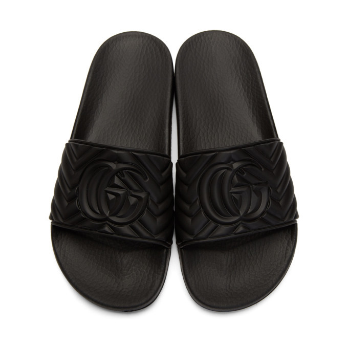 gucci slides quilted