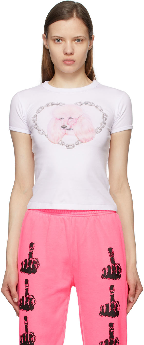 Ashley Williams White Poodle Baby T-Shirt Ashley Williams