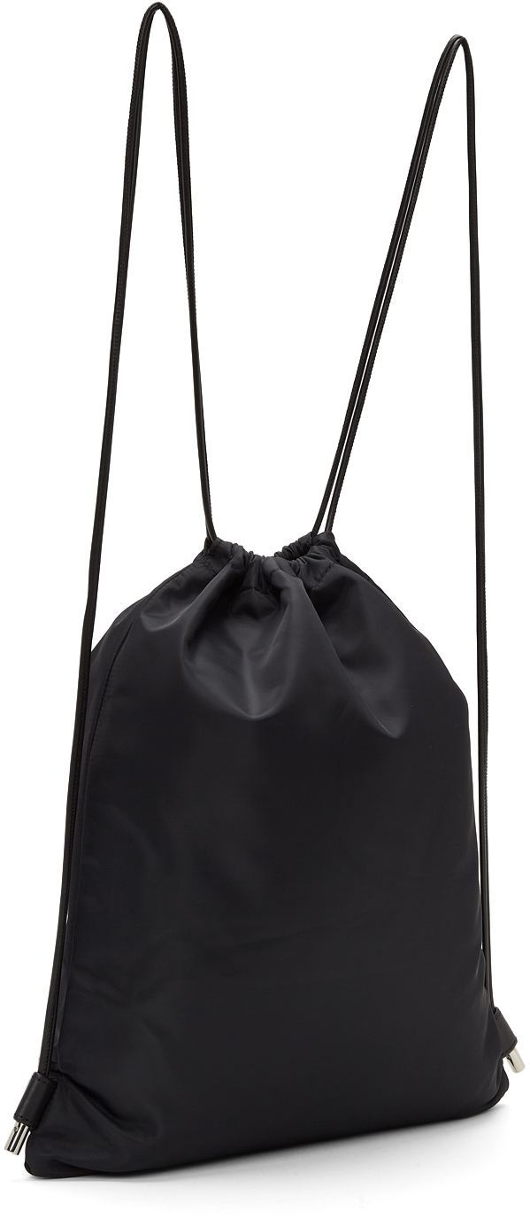 1017 ALYX 9SM Black Re-Nylon Drawstring Backpack