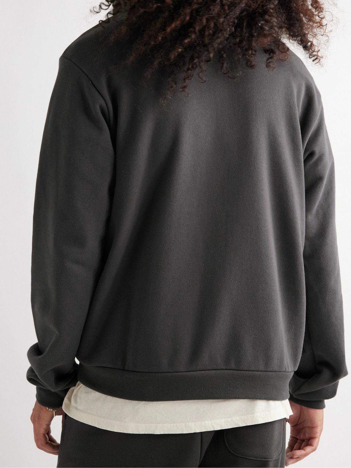 John Elliott Beach CottonJersey Hoodie Gray John Elliott