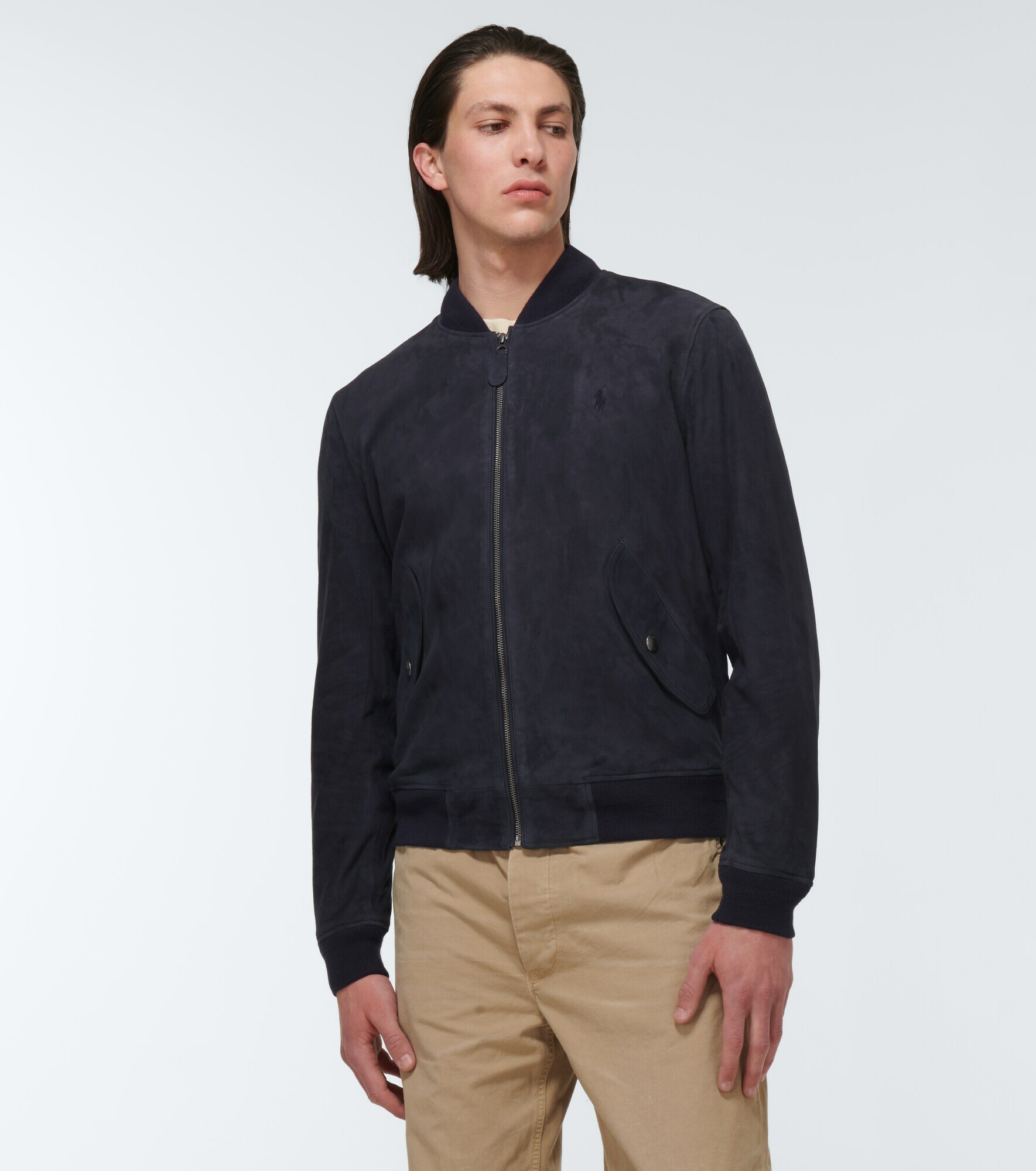 RALPH LAUREN suede jacket main image 1