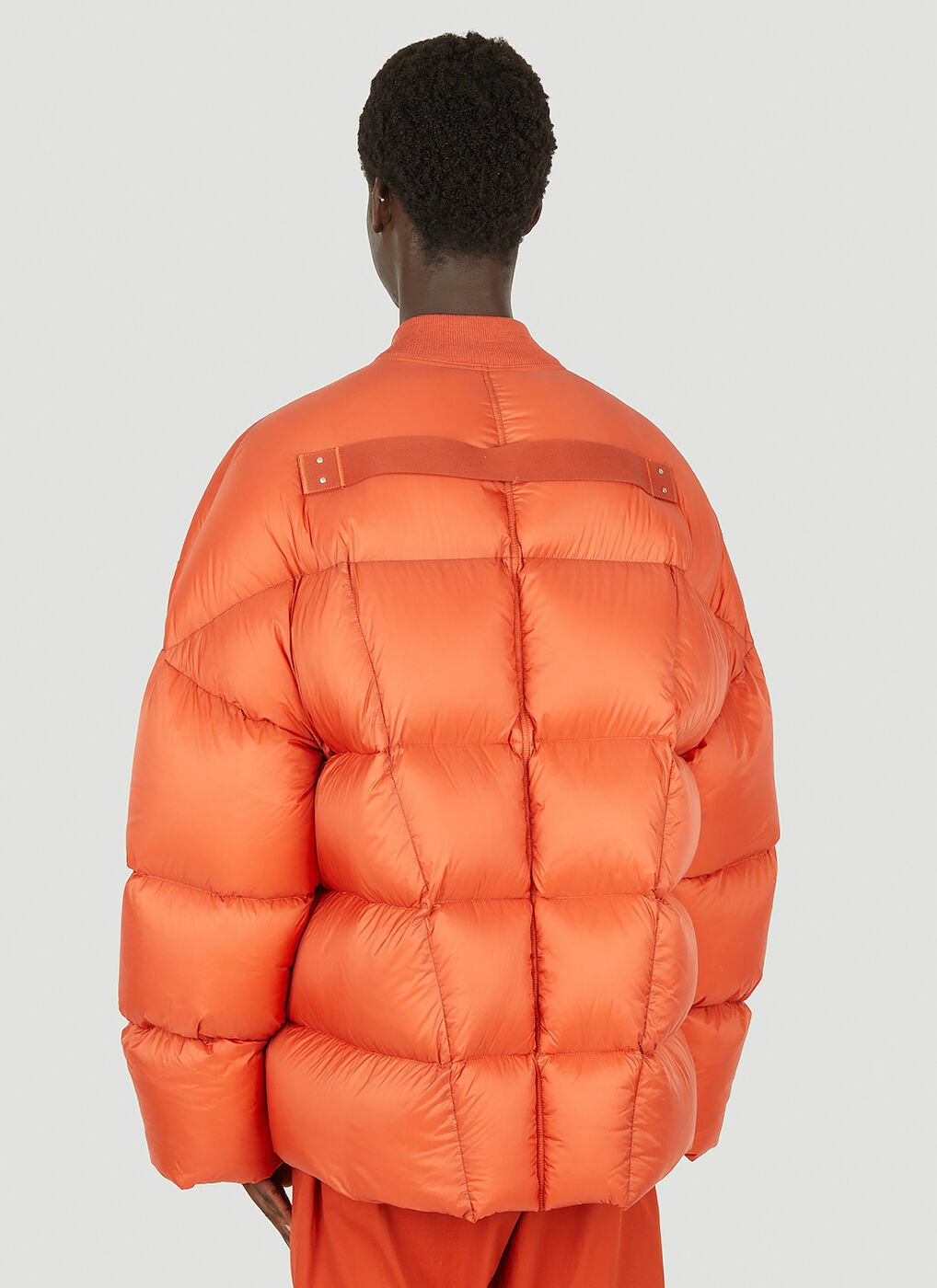 Flight Puffer Jacket in Orange