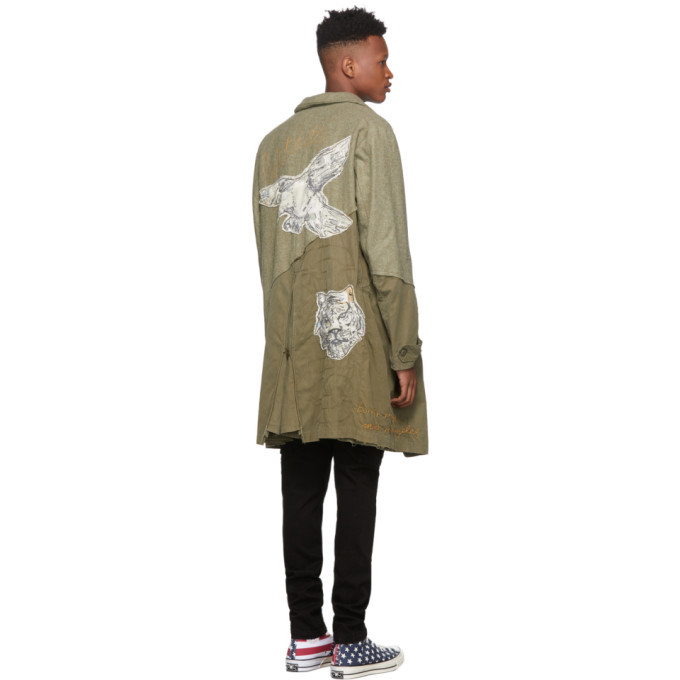 greg lauren trench coat