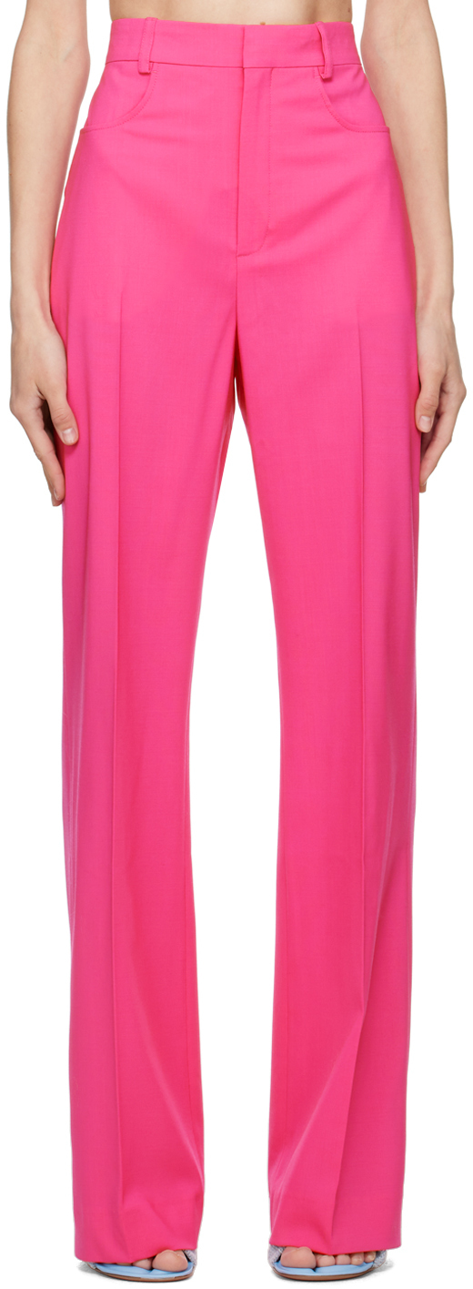 Photo: Jacquemus Pink Le Papier 'Le Pantalon Sauge' Trousers