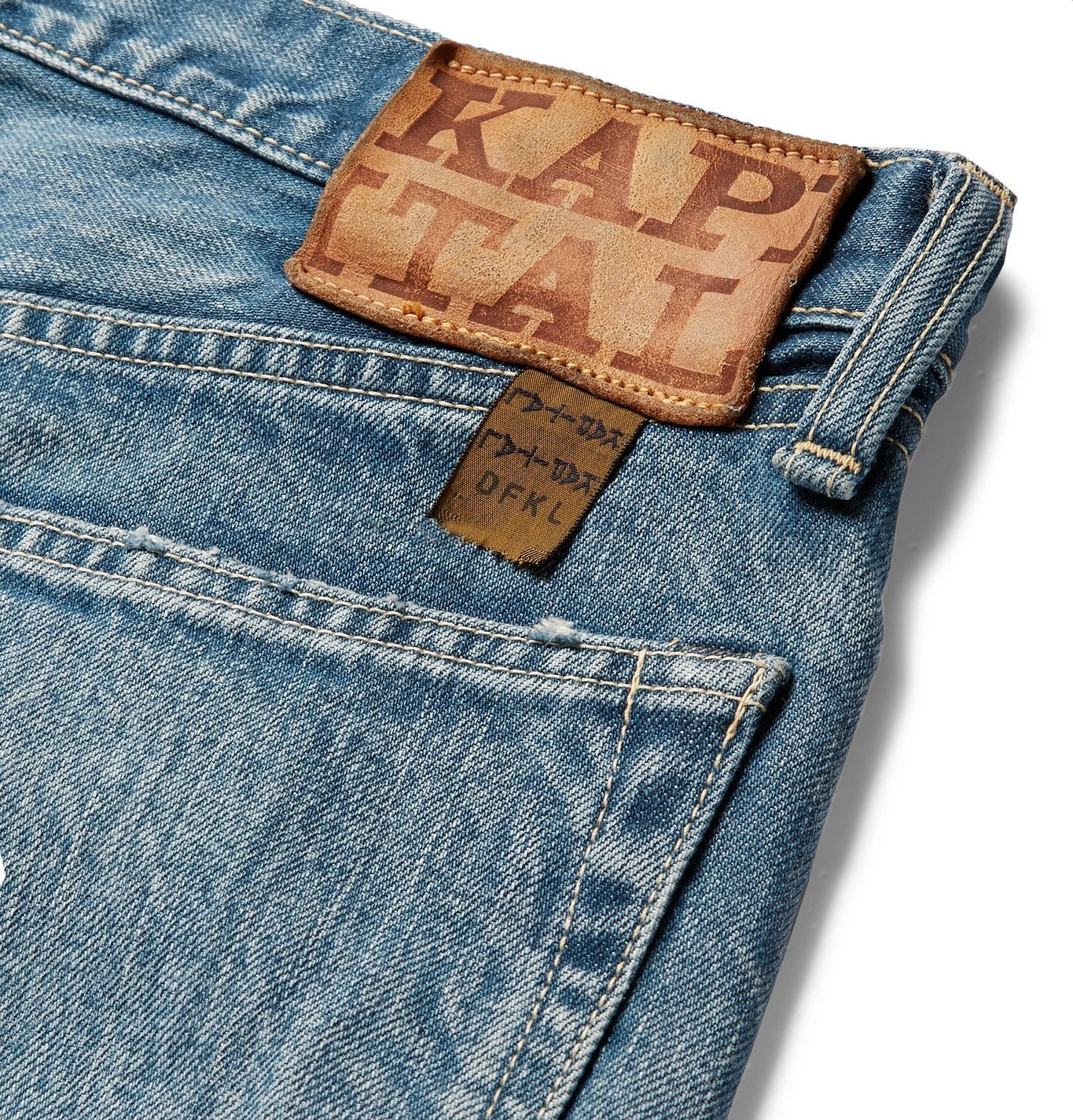 kapital distressed jeans