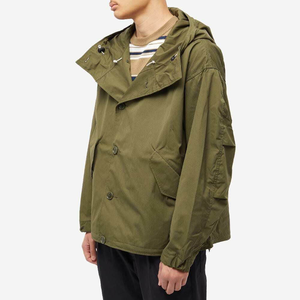 Nanamica Men's Hooded Parka Jacket in Khaki Nanamica