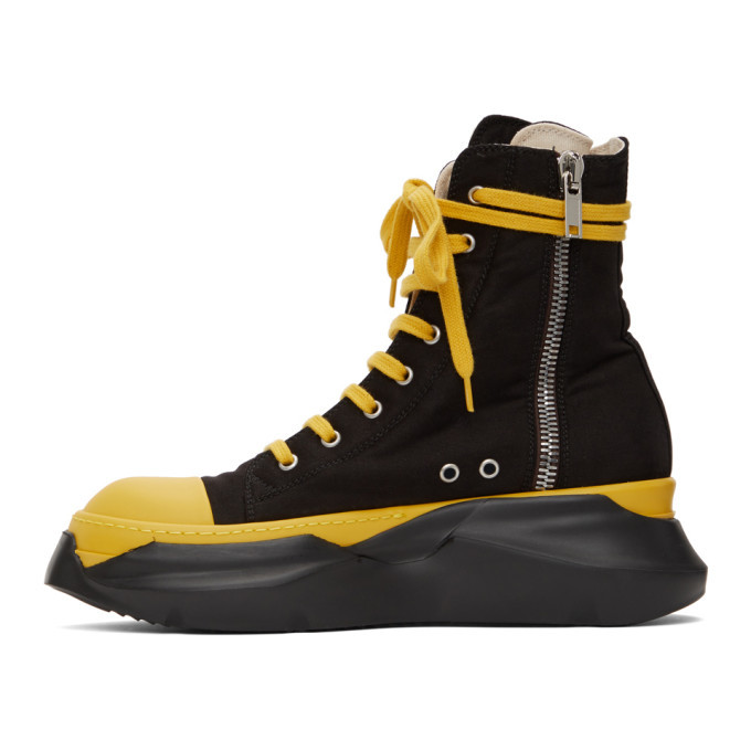 rick owens yellow sneakers