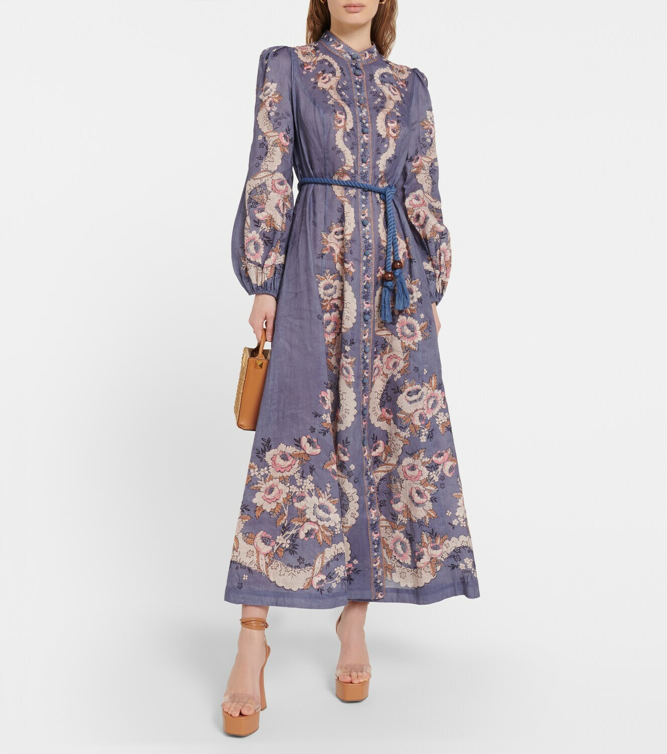 Zimmermann - Vitali printed linen maxi dress Zimmermann