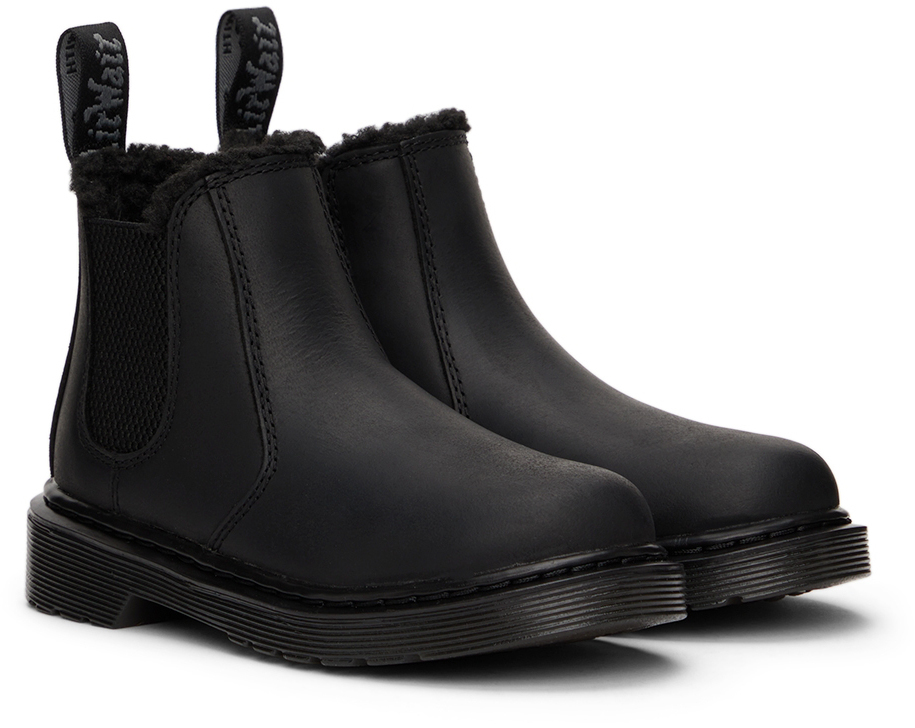 black infant chelsea boots