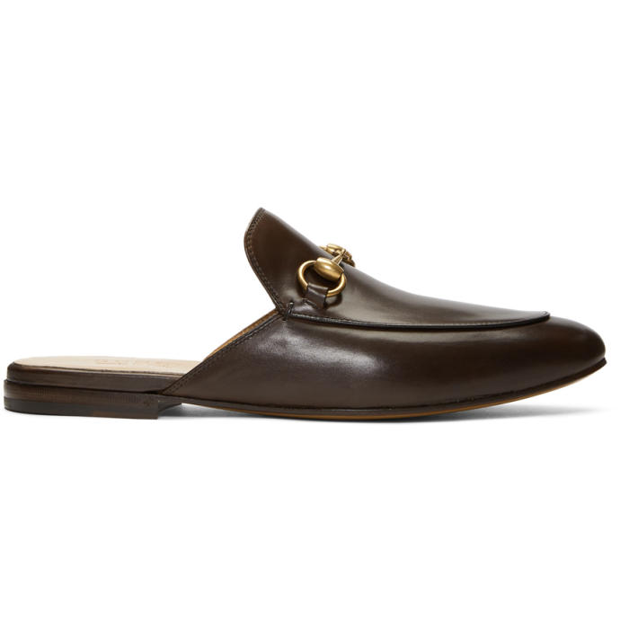 Gucci Brown Kings SlipOn Loafers Gucci