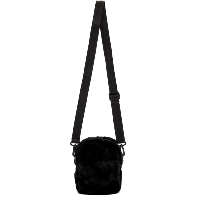 Opening Ceremony Black FauxFur Mini Crossbody Bag Opening Ceremony