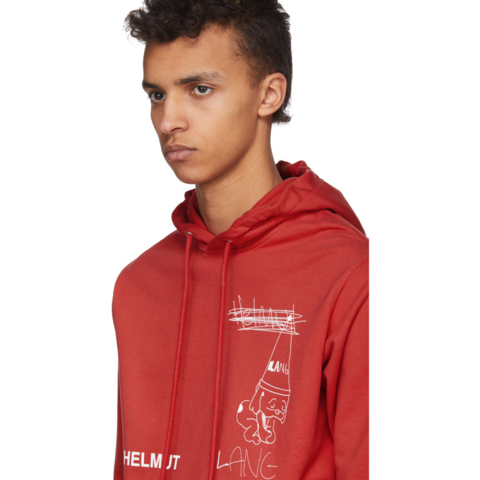 helmut lang dog hoodie