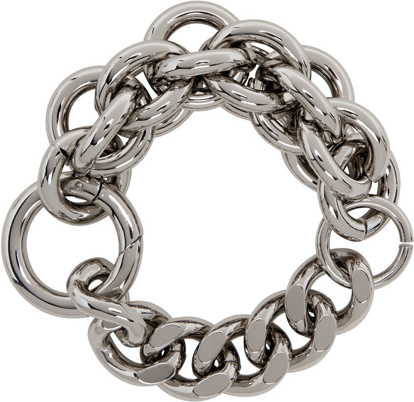 1017 ALYX 9SM Silver Mini Chunky Chain Bracelet