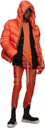 Rick Owens Orange Gimp Down Jacket