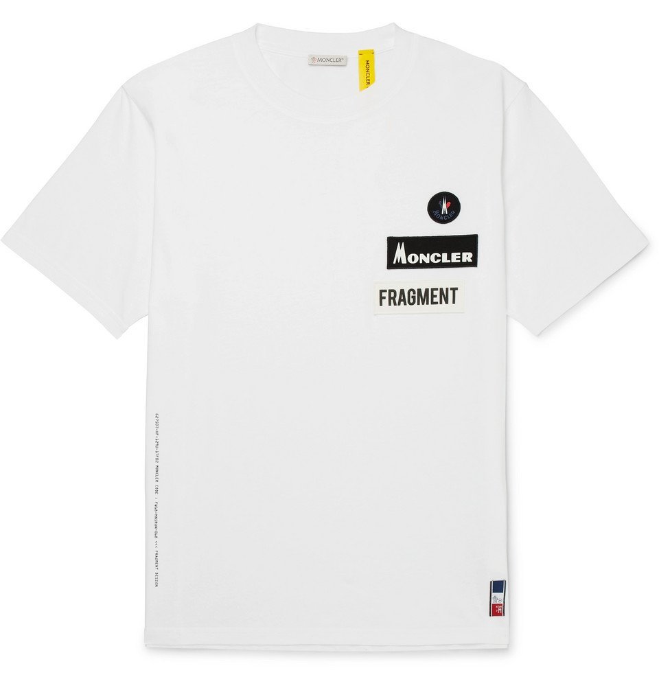 【新品】MONCLER GENIUS / Fragment ロゴ Tシャツ　S