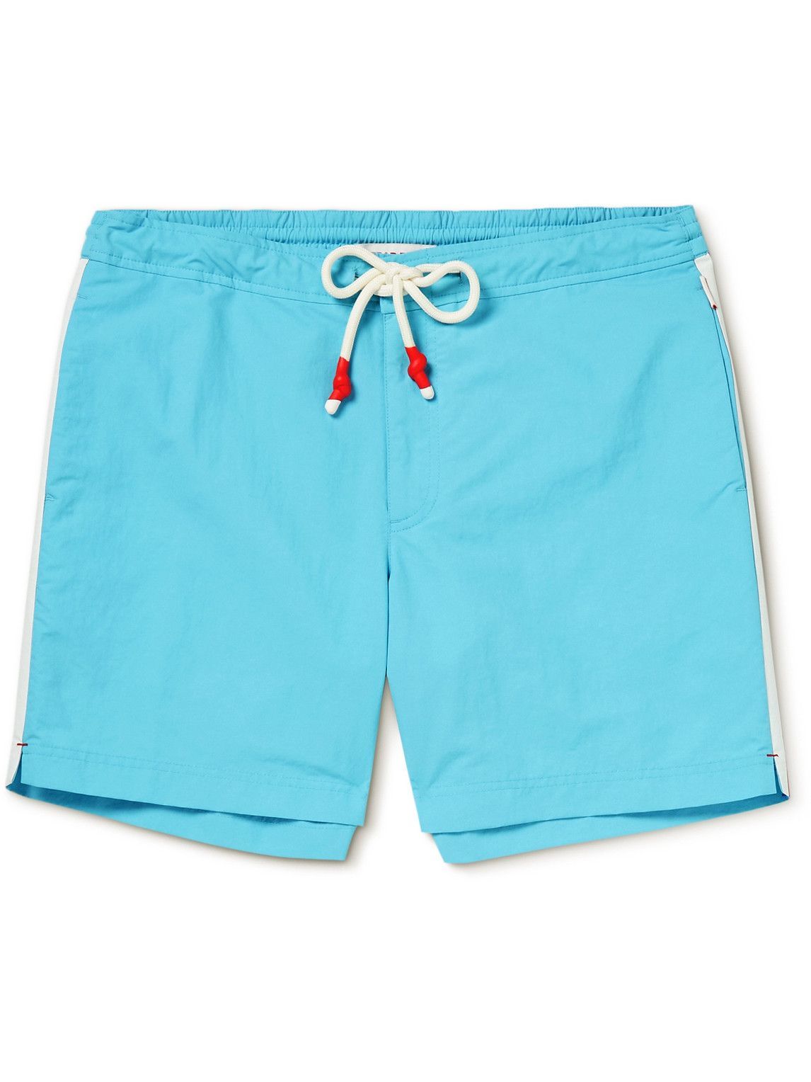 Orlebar Brown - Standard Mid-Length Piped Swim Shorts - Blue Orlebar Brown