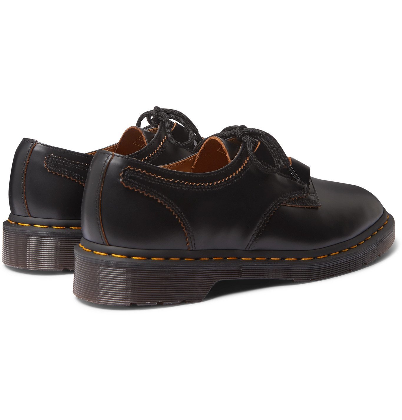 Dr. Martens - 1461 Ghillie Leather Derby Shoes - Black Dr. Martens