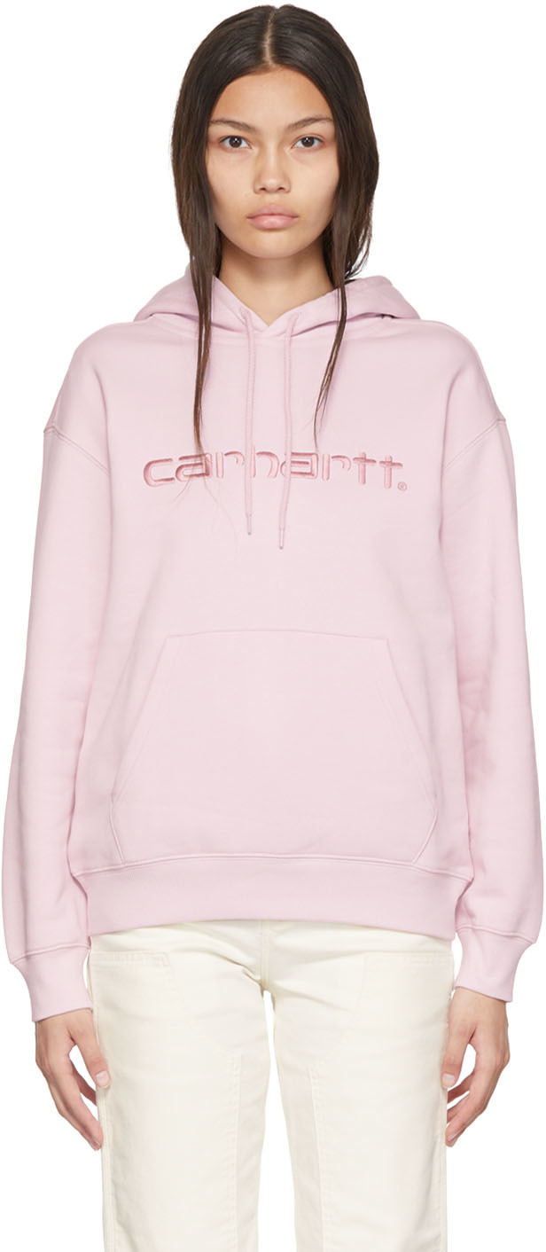 Carhartt Work In Progress Pink Cotton Hoodie Carhartt WIP