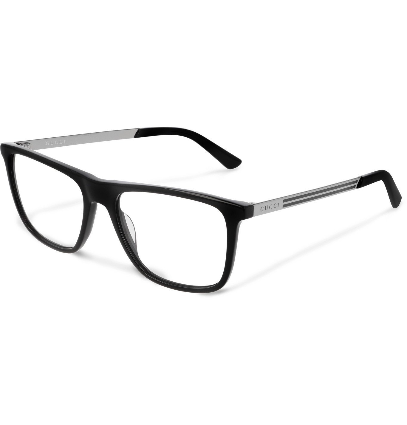 gucci square acetate optical glasses