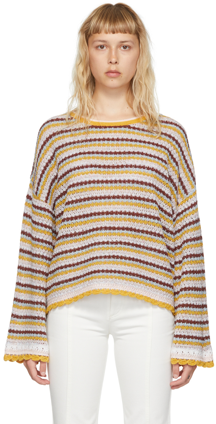 multicolor wool sweater