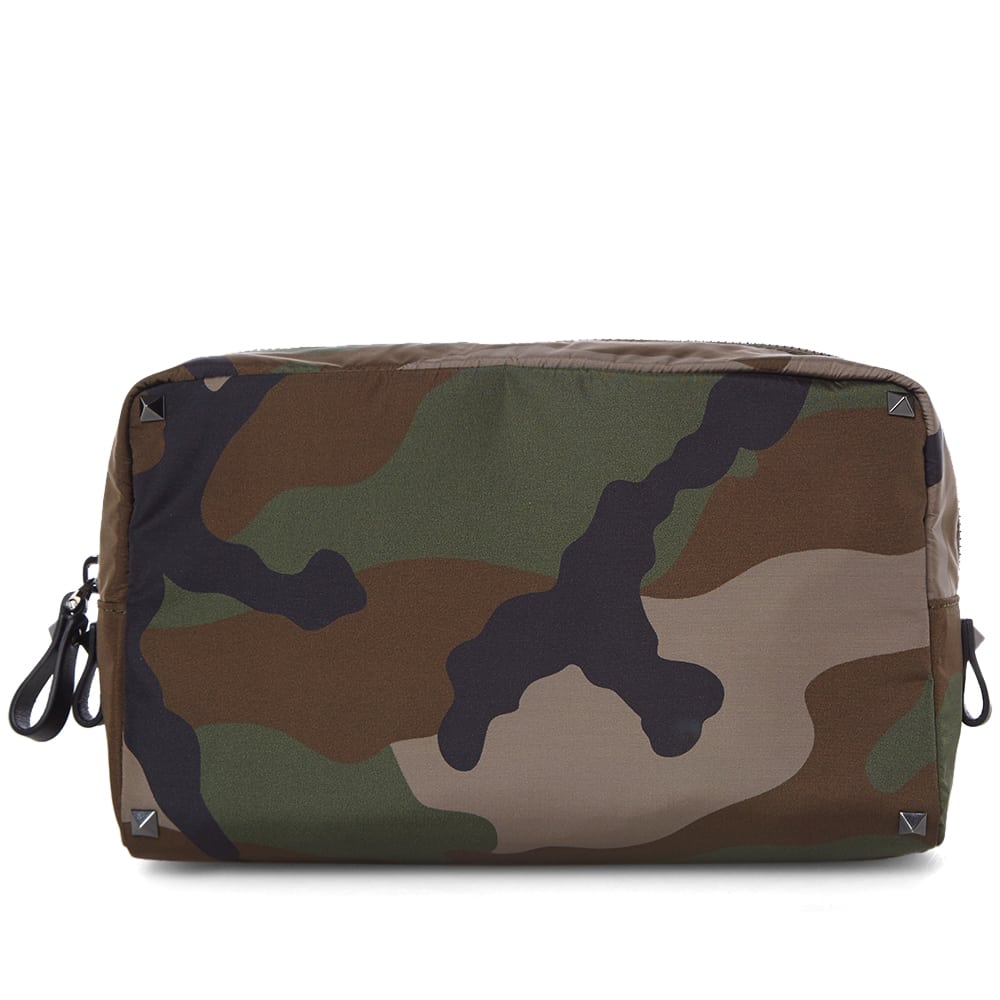 Valentino Jacquard Camo Large Wash Bag Valentino