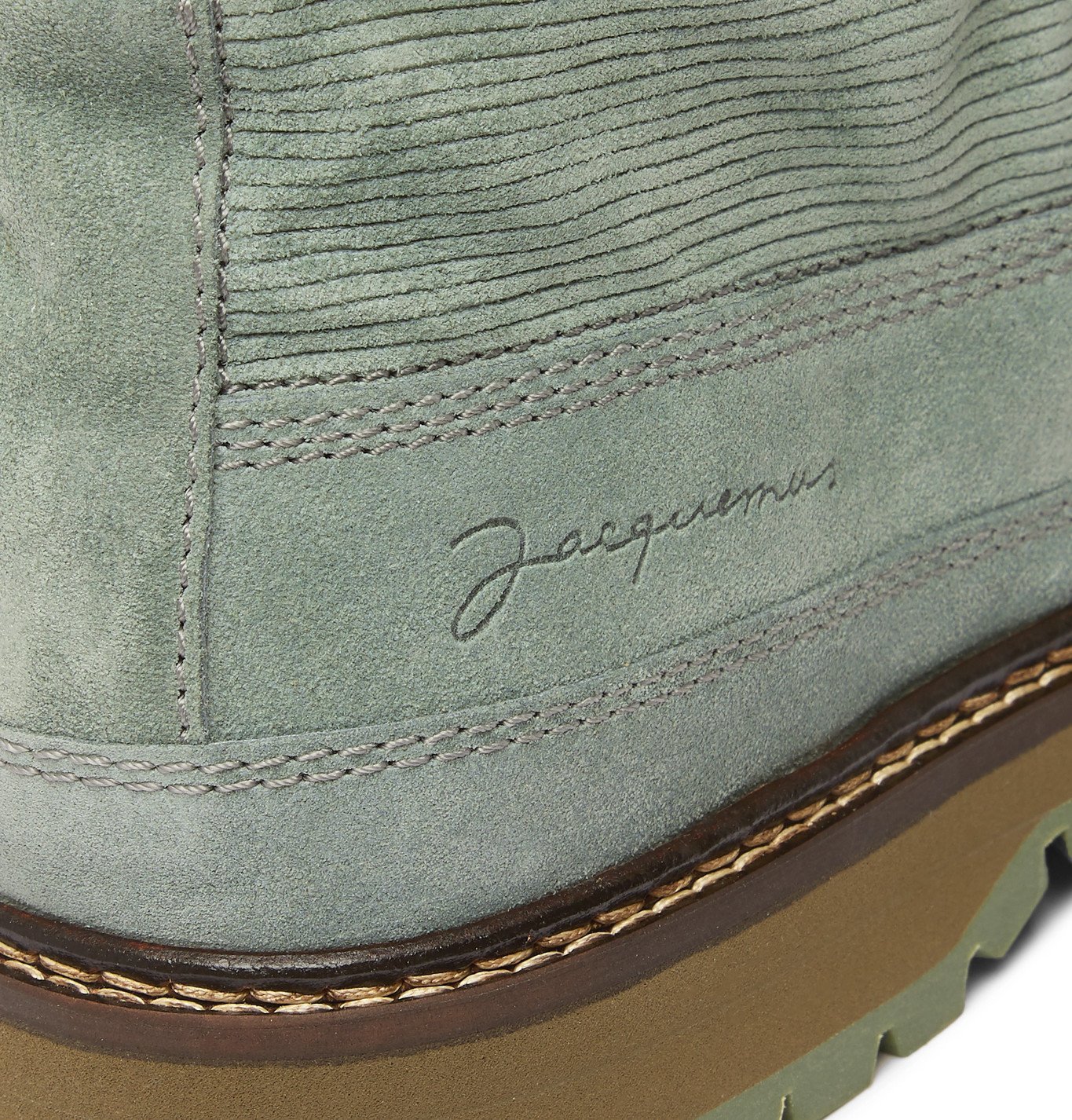 Jacquemus - Garrigue Suede Boots - Green Jacquemus
