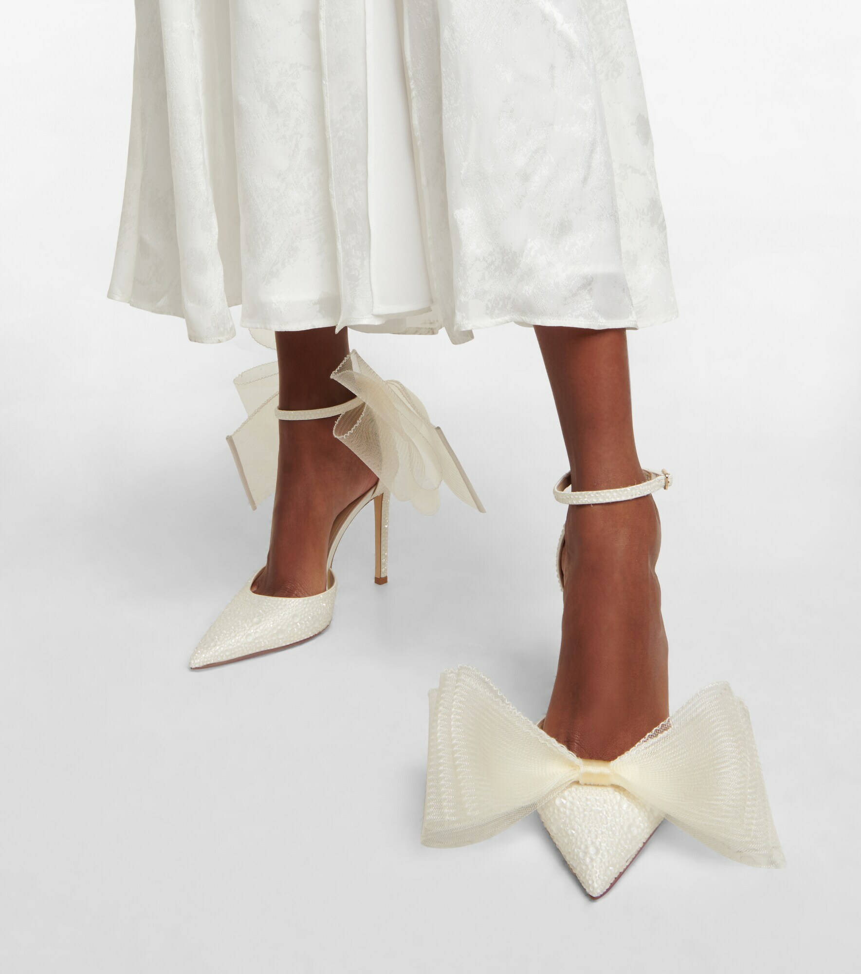 Jimmy Choo Averly 100 bowtrimmed pumps Jimmy Choo