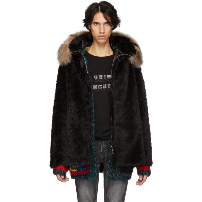saint laurent fur jacket