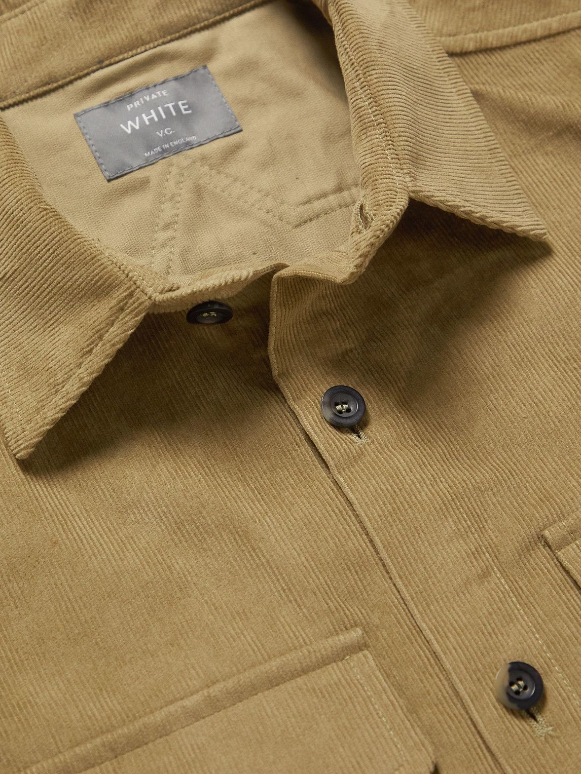 Private White V.C. - Cotton-Corduroy Overshirt - Brown Private White V.C.