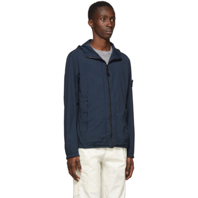 Stone Island Navy Skin Touch Packable Jacket Stone Island