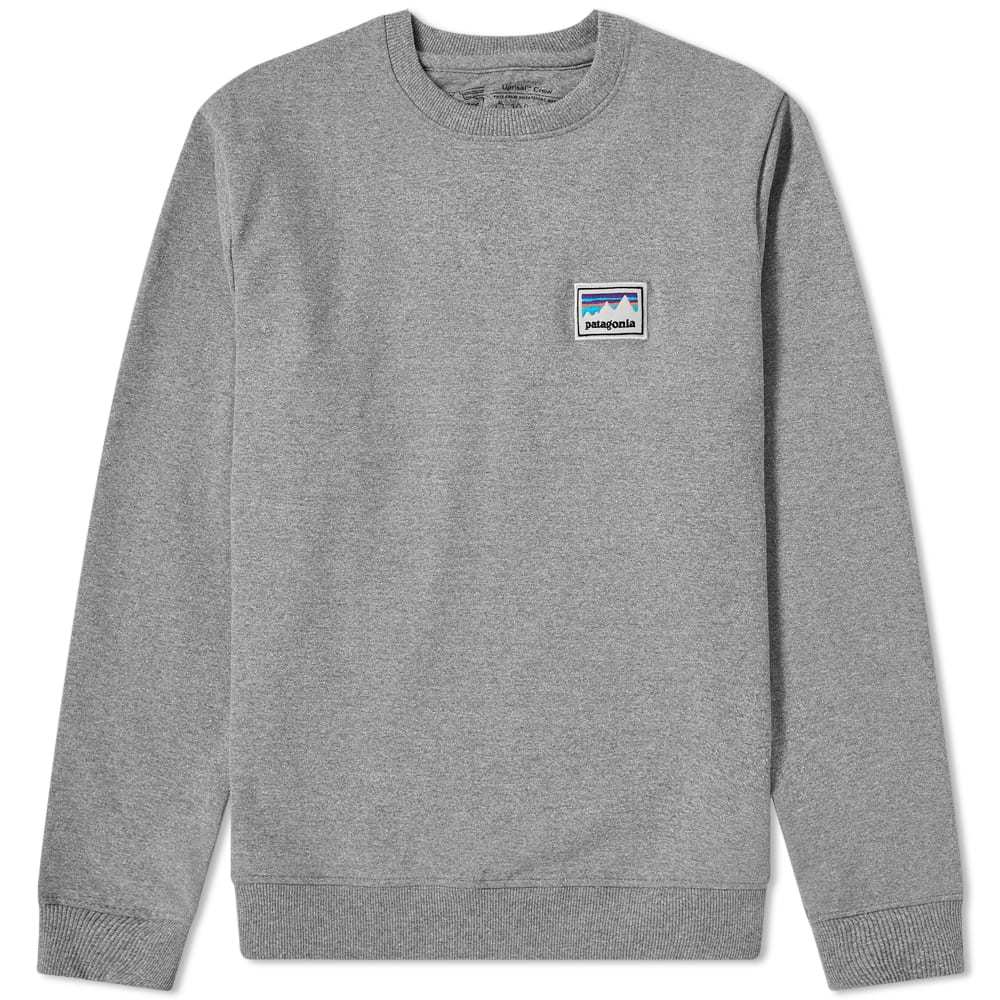patagonia shop sticker patch uprisal crew